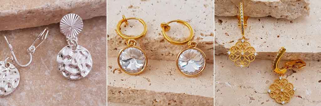 boucles d oreilles clips confort